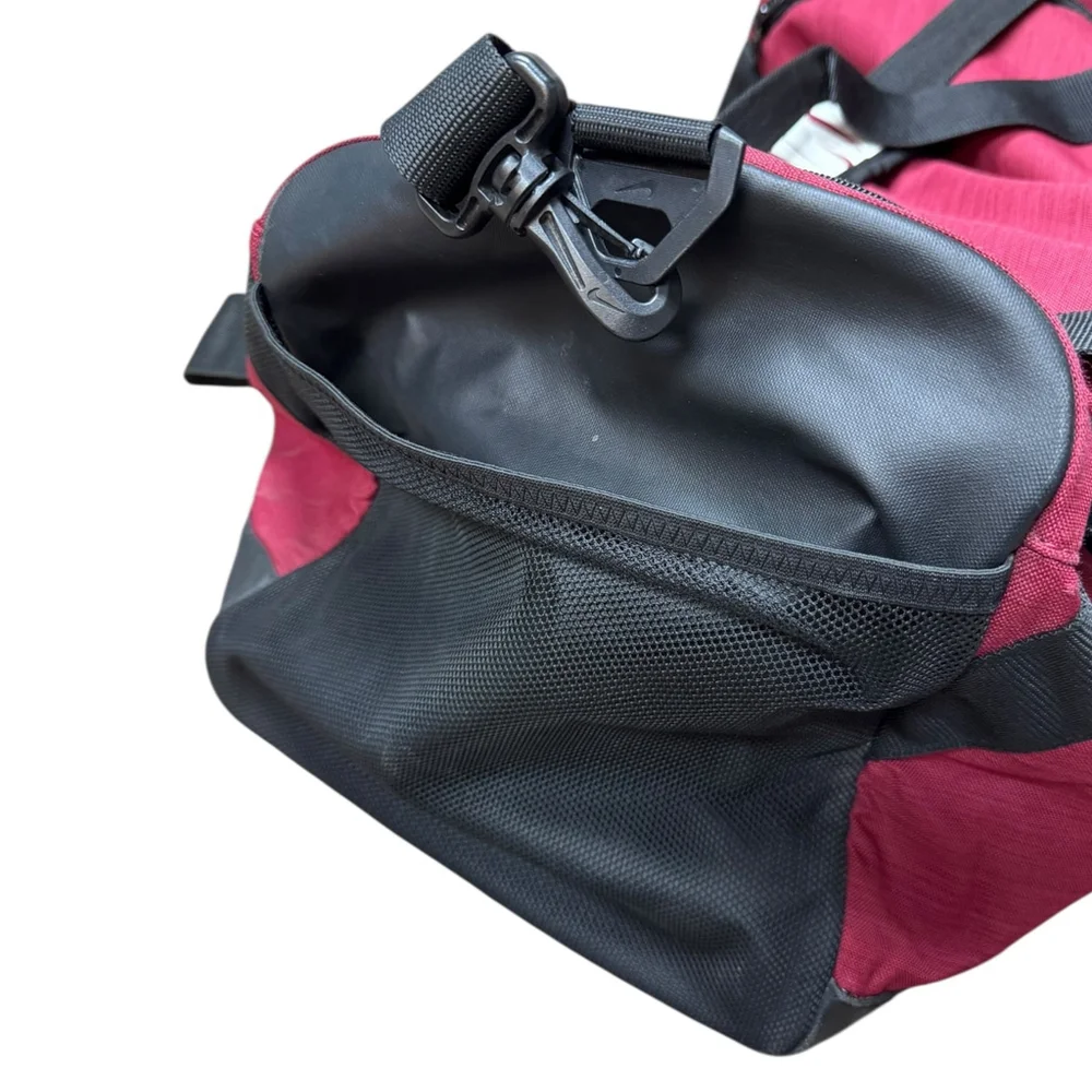 Nike Red and Black Duffel Bag Large